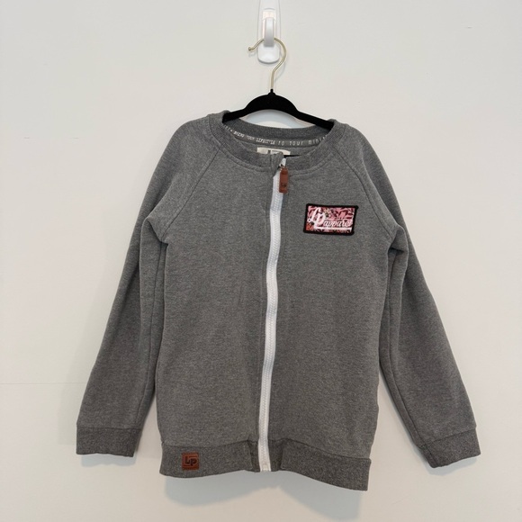 LP Apparel Other - LP Apparel Gray Kids Zip-Up Sweatshirt 7-8